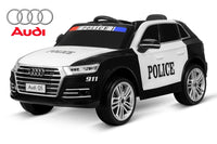 Thumbnail for License children electric car Audi Q5 Policecar 2x 40W 12V 7Ah 2.4G RC Bluetooth