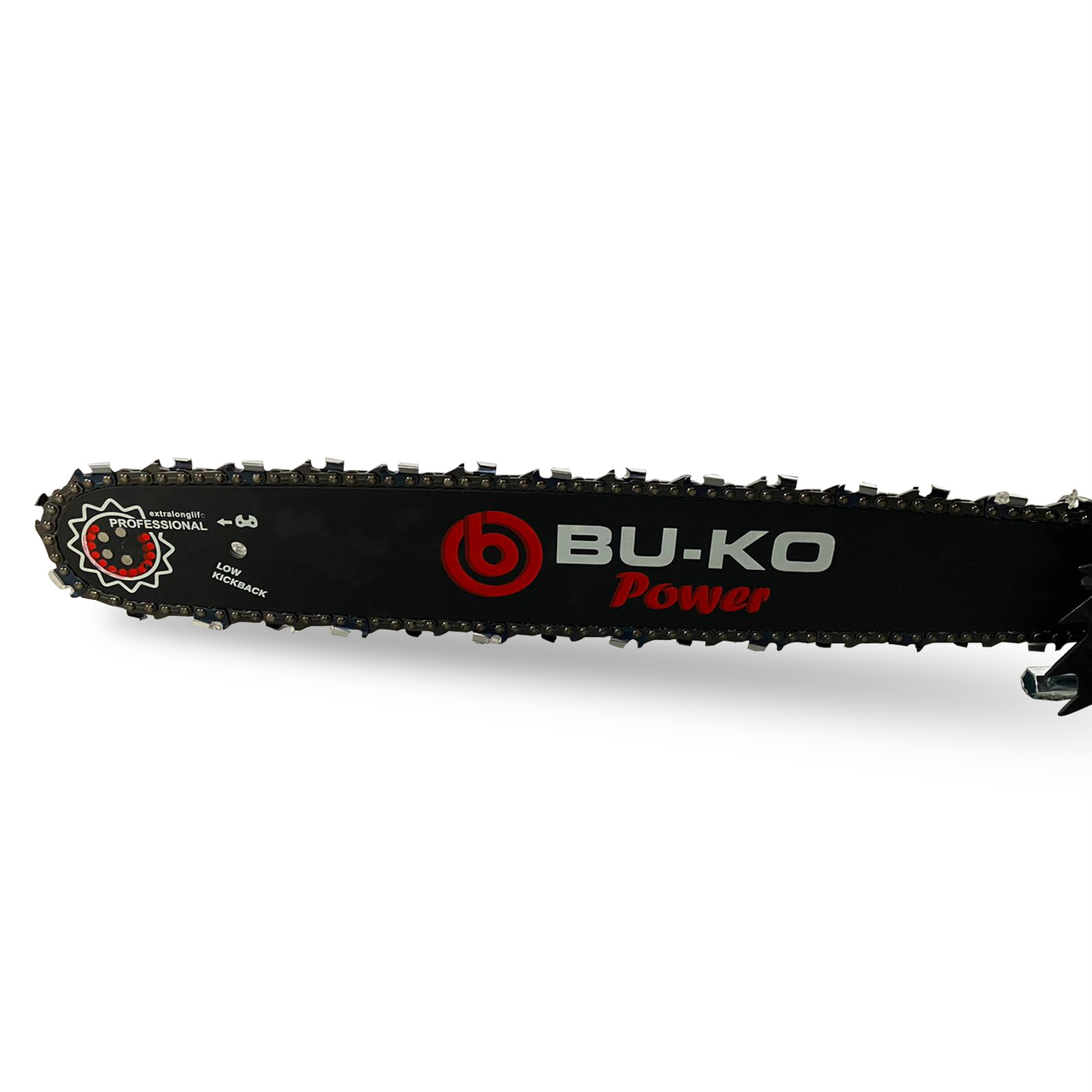 BU-KO 65cc Petrol Chainsaw 3.4HP 20″ Bar & 2 x Chains + 16″ Bar & 2x Chains