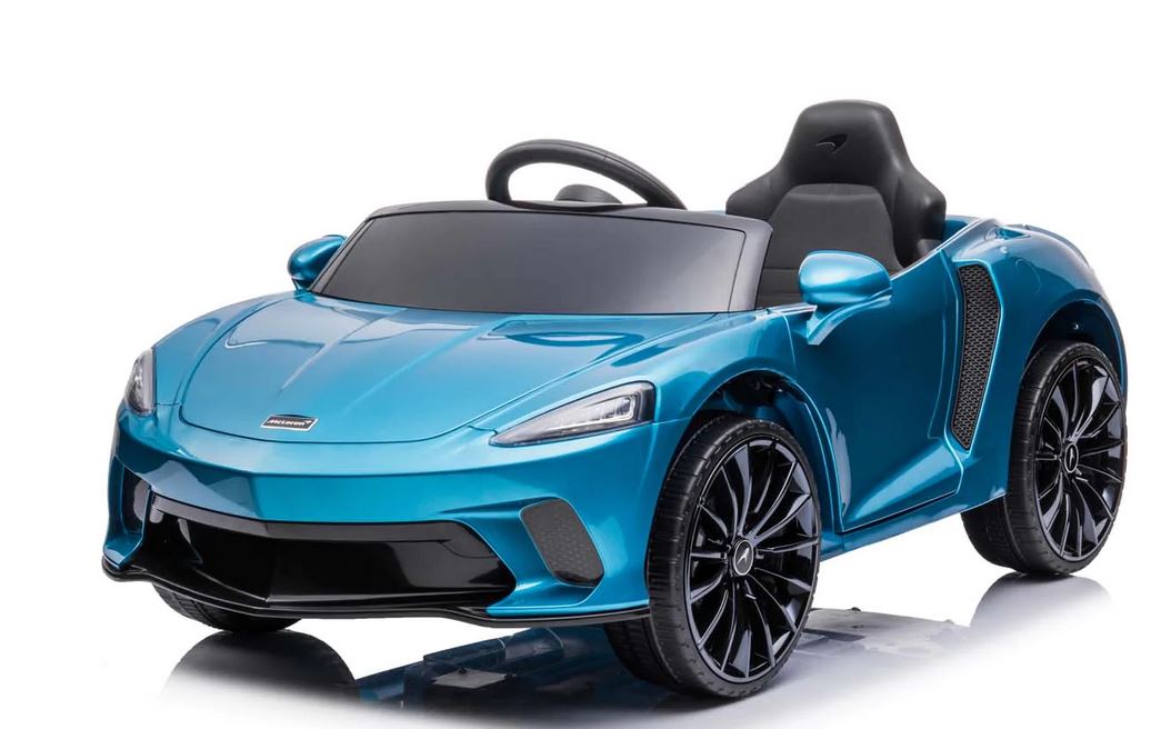 McLaren GT 12V 10A Battery Powered Kids Electric Ride On Toy Car EVA Wheels Leather Seats