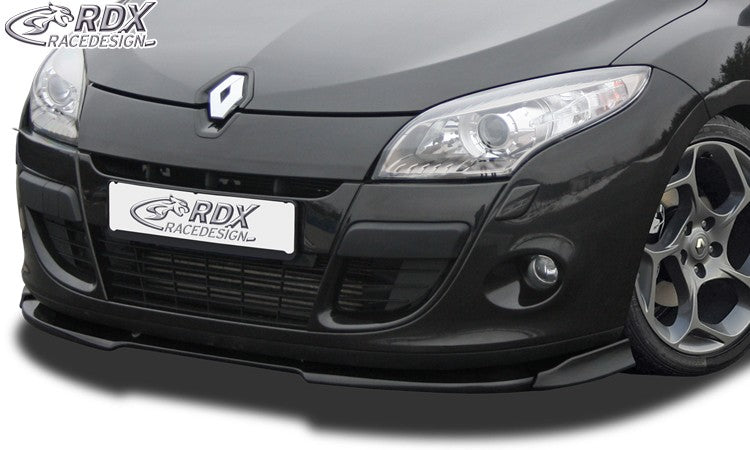 LK Performance RDX Front Spoiler VARIO-X RENAULT Megane 3 Coupe / Cabrio / CC (-2012) Front Lip Splitter - LK Auto Factors