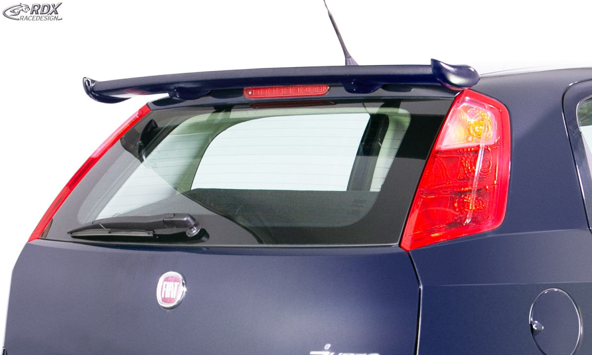 LK Performance RDX Roof Spoiler FIAT Grande Punto Rear Wing - LK Auto Factors