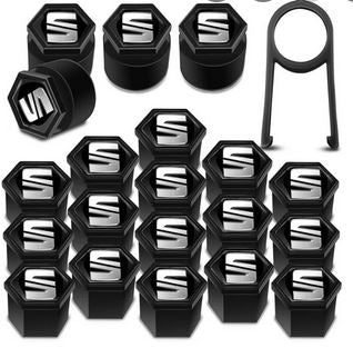 Seat Sport Branded Universal Wheel Nut Caps Covers 17mm