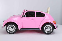Thumbnail for 12V Licensed VW Beetle Ride On Car Pink