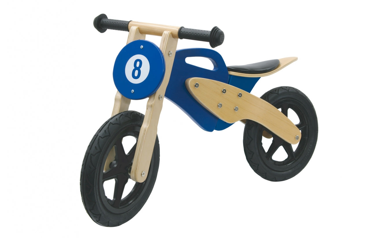Push-Bike Wood Bike blue