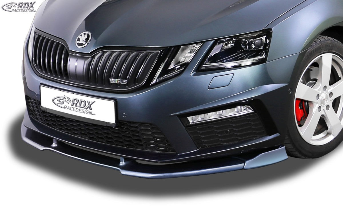 LK Performance RDX Front Spoiler VARIO-X SKODA Octavia 3 (5E) RS Facelift 2017+ Front Lip Splitter - LK Auto Factors