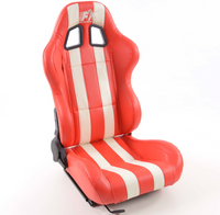 Thumbnail for Sportseat Set Indianapolis artificial leather red //white