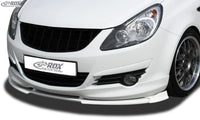 Thumbnail for LK Performance RDX Front Spoiler VARIO-X OPEL Corsa D -2010 OPC-Line Front Lip Splitter - LK Auto Factors