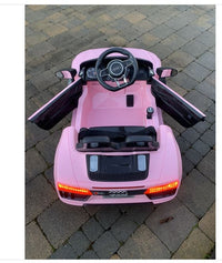 Thumbnail for Licensed Audi R8 Spyder 12V Electric Ride On Car (Pink)