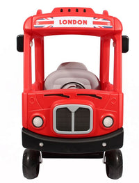 Thumbnail for London Bus Roof Car, Kids Ride-On, Foot to Floor Slider, Mini Vehicle Push Car With Music, For Ages 12 Months to 5 Years