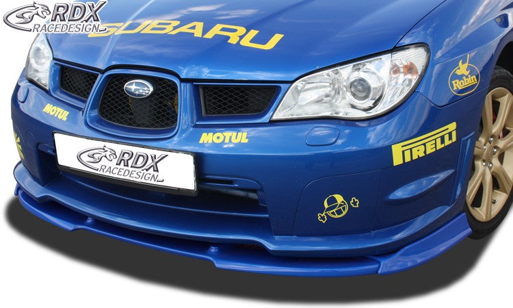LK Performance RDX Front Spoiler VARIO-X SUBARU Impreza 3 (GD) WRX 2005-2007 Front Lip Splitter - LK Auto Factors