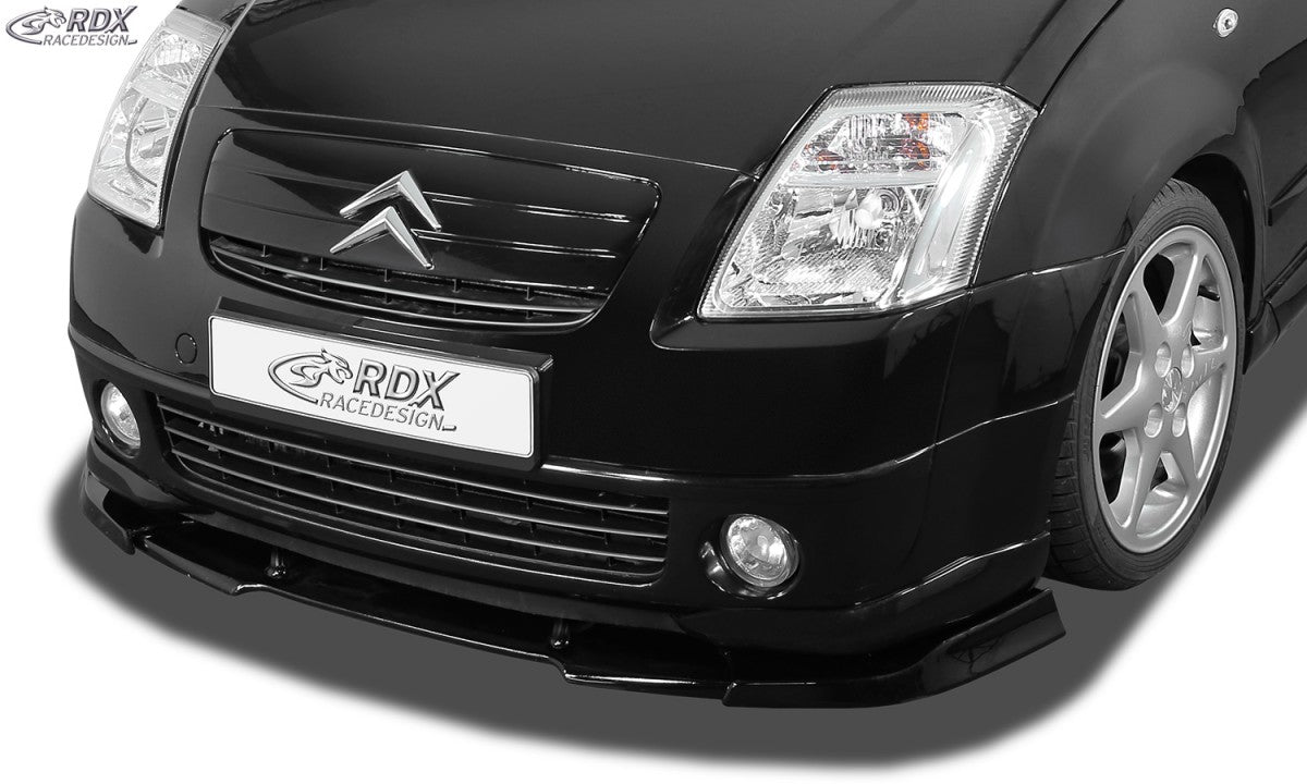 LK Performance RDX Front Spoiler VARIO-X CITROEN C2 VTR / VTS Front Lip Splitter - LK Auto Factors