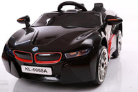 Thumbnail for Kids 2x6V 15W TWO MOTORS Battery Powered UNBRANDED BMW i8 Style Electric Ride On Toy Car (Model: KL1888) BLACK - LK Auto Factors