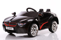 Thumbnail for Kids 2x6V 15W TWO MOTORS Battery Powered UNBRANDED BMW i8 Style Electric Ride On Toy Car (Model: KL1888) BLACK - LK Auto Factors