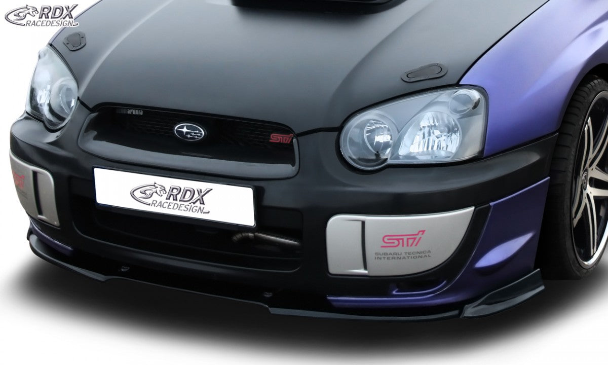 LK Performance RDX Front Spoiler VARIO-X SUBARU Impreza 3 (GD) WRX STI 2003-2005 Front Lip Splitter - LK Auto Factors