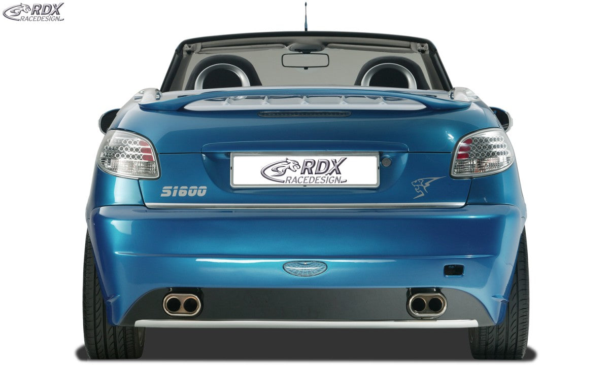 LK Performance RDX Roof Spoiler PEUGEOT 206 CC - LK Auto Factors