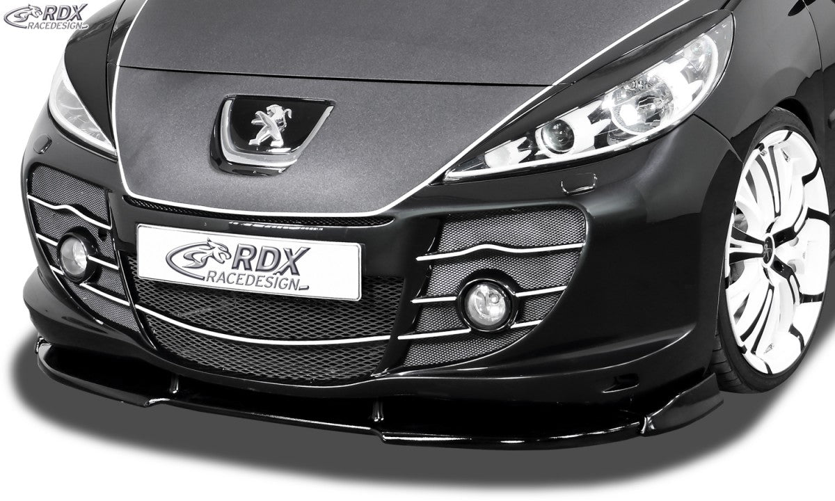 LK Performance RDX Front Spoiler VARIO-X PEUGEOT 207 with Abbes-Front Front Lip Splitter - LK Auto Factors