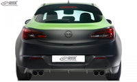 Thumbnail for LK Performance RDX rear bumper extension OPEL Astra J GTC Diffusor (for Left+Right Exhausts) - LK Auto Factors
