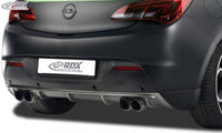 Thumbnail for LK Performance RDX rear bumper extension OPEL Astra J GTC Diffusor (for Left+Right Exhausts) - LK Auto Factors