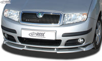 Thumbnail for LK Performance RDX Front Spoiler VARIO-X SKODA Fabia 1 (6Y) 2004+ (not GT / RS) Front Lip Splitter - LK Auto Factors