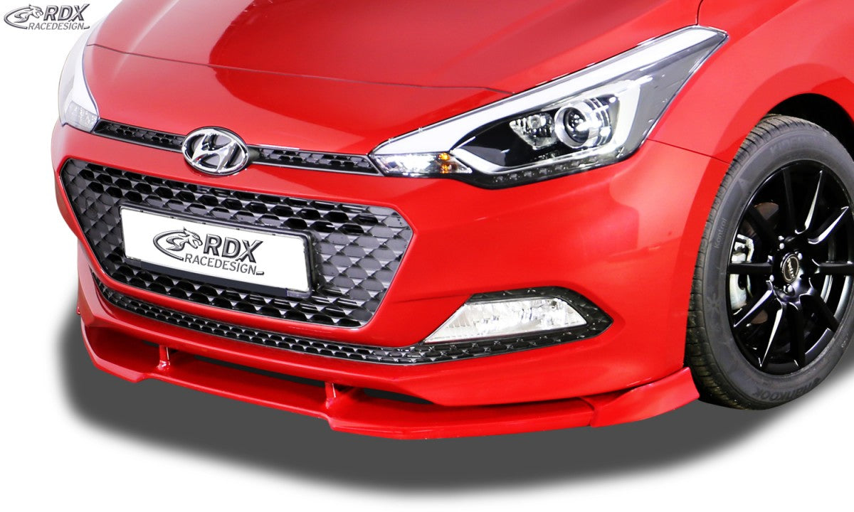 LK Performance RDX Front Spoiler VARIO-X HYUNDAI i20 GB Front Lip Splitter - LK Auto Factors