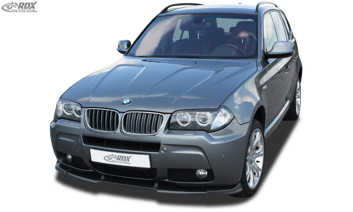 LK Performance RDX Front Spoiler VARIO-X BMW X3 E83 M-Styling 2006+ Front Lip Splitter - LK Auto Factors