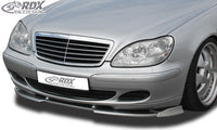 Thumbnail for LK Performance RDX Front Spoiler VARIO-X MERCEDES S-class W220 2002+ Front Lip Splitter - LK Auto Factors