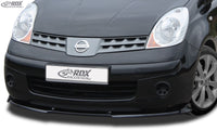 Thumbnail for LK Performance RDX Front Spoiler VARIO-X NISSAN Note (E11) 2005-2009 Front Lip Splitter - LK Auto Factors