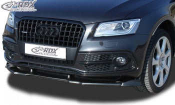 LK Performance front spoiler VARIO-X AUDI Q5 -2012 & 2012+ (S-Line front bumper) front lip front attachment front spoiler lip - LK Auto Factors