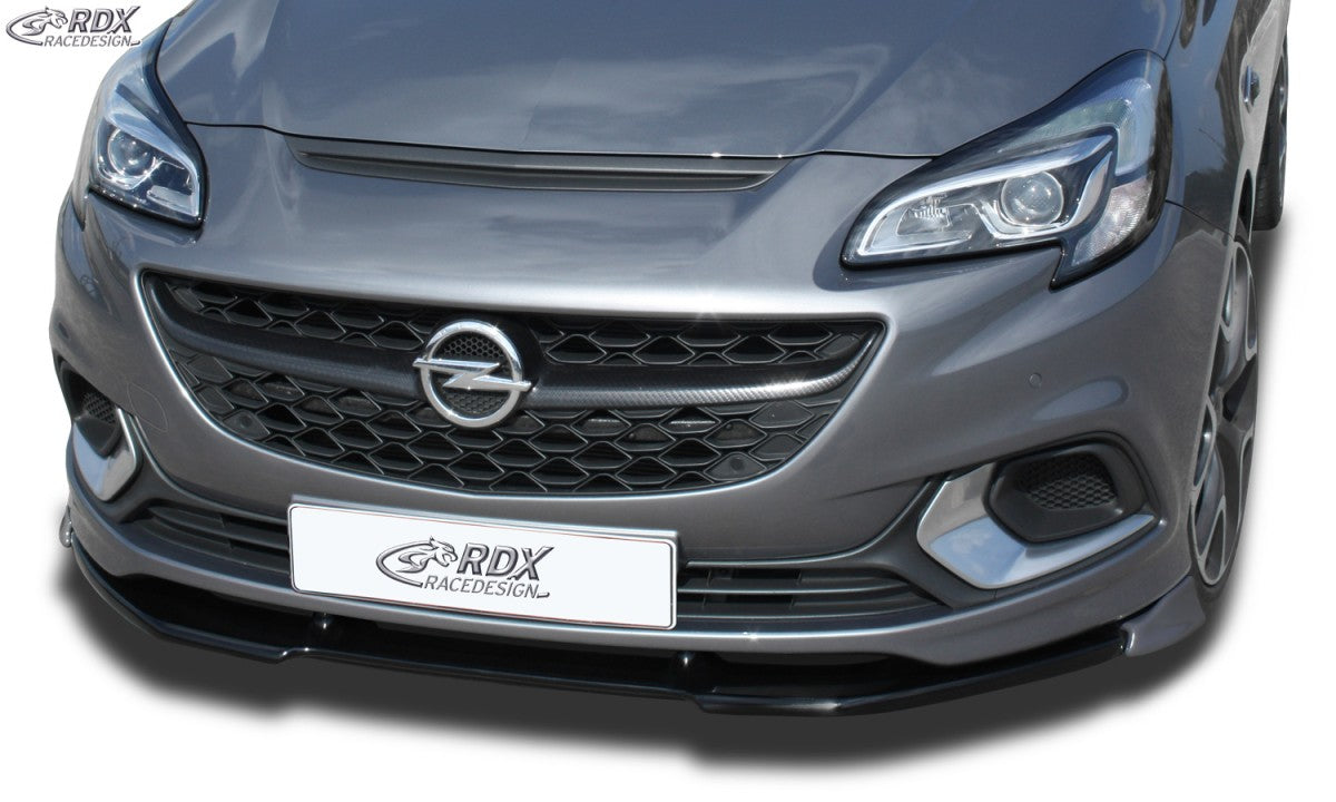 LK Performance RDX Front Spoiler VARIO-X OPEL Corsa E OPC 2015+ Front Lip Splitter - LK Auto Factors