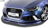 Thumbnail for LK Performance front spoiler VARIO-X AUDI RS6 4G C7 front lip front attachment - LK Auto Factors