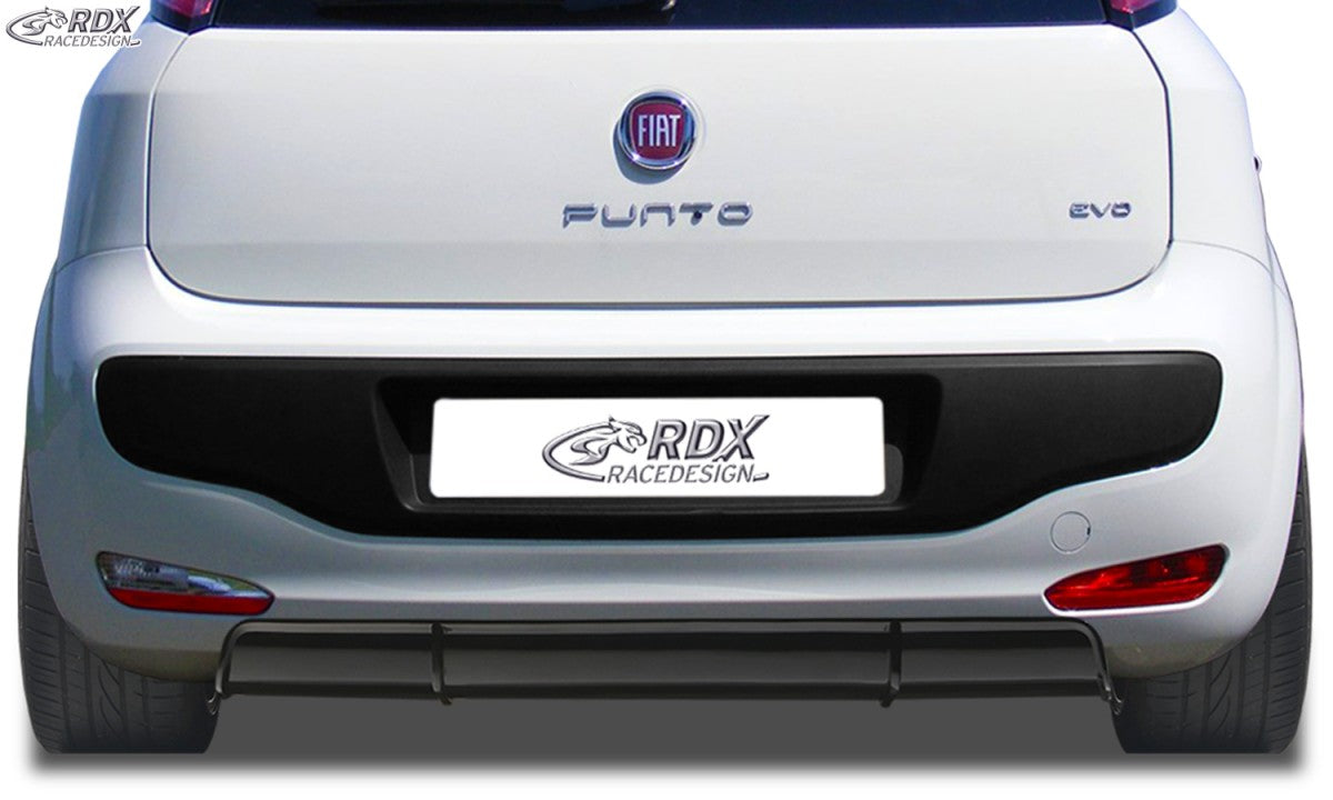 LK Performance RDX rear bumper extension FIAT Punto Evo Diffusor - LK Auto Factors