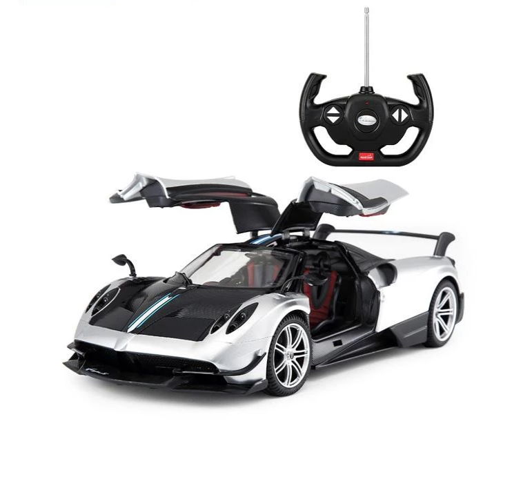 Rastar RC 1:14 Pagani Huayra BC Kids Remote Control Toy Car - White - LK Auto Factors