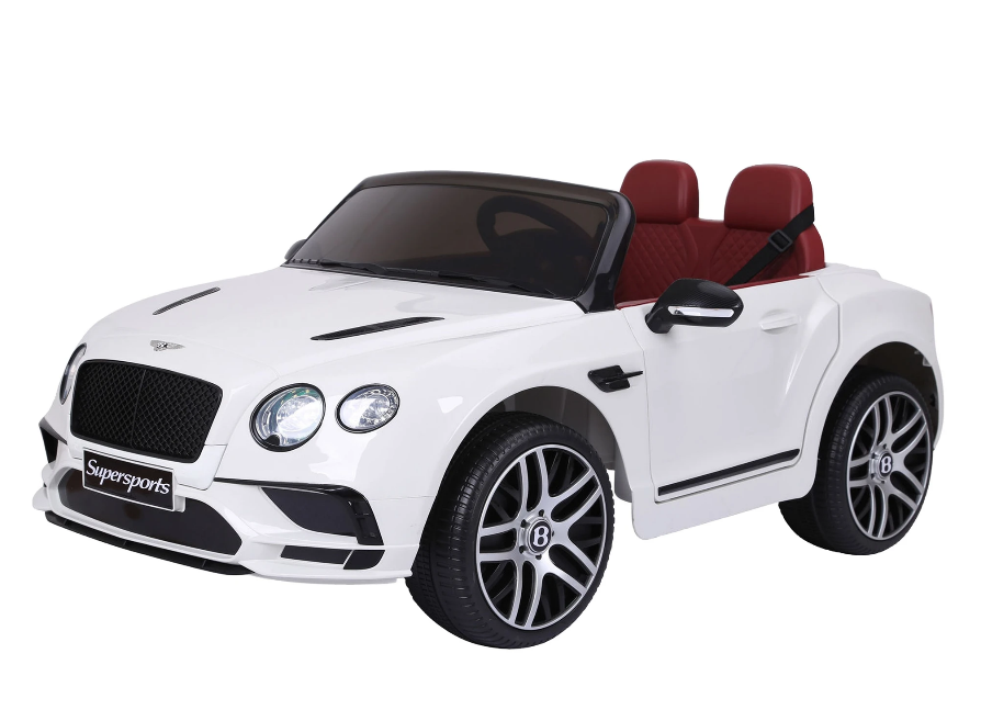 Bentley Continental Super Sports Ride on Car - 12V 2WD White