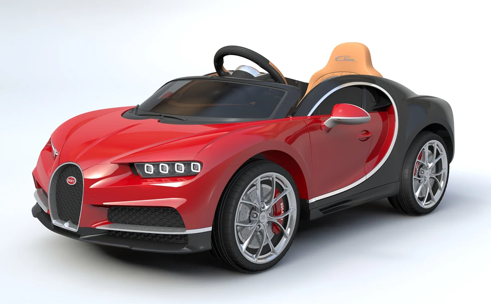 Licensed Bugatti Chiron 12V Ride on Kids Electric Car With Remote Control
