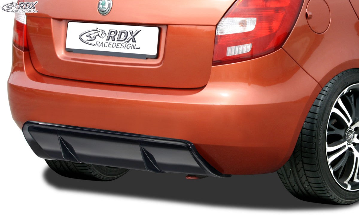 LK Performance RDX rear bumper extension SKODA Fabia 2 / 5J Diffusor - LK Auto Factors