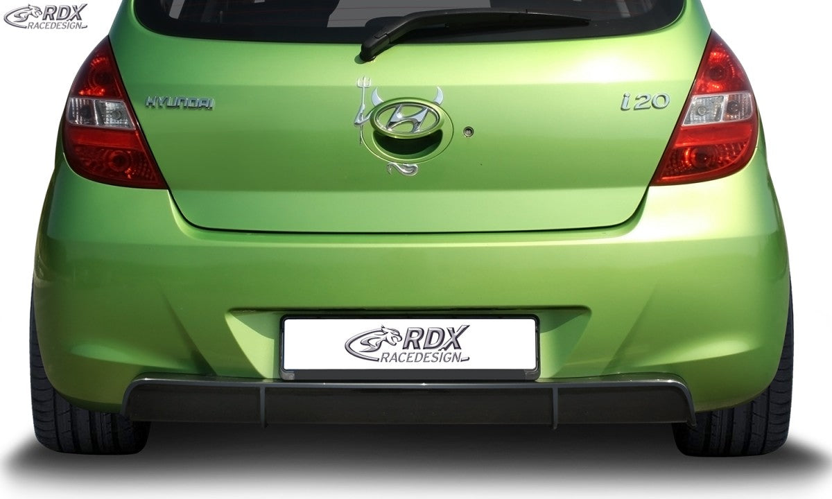 LK Performance RDX rear bumper extension HYUNDAI i20 PB / PBT (2008-2012) Diffusor - LK Auto Factors