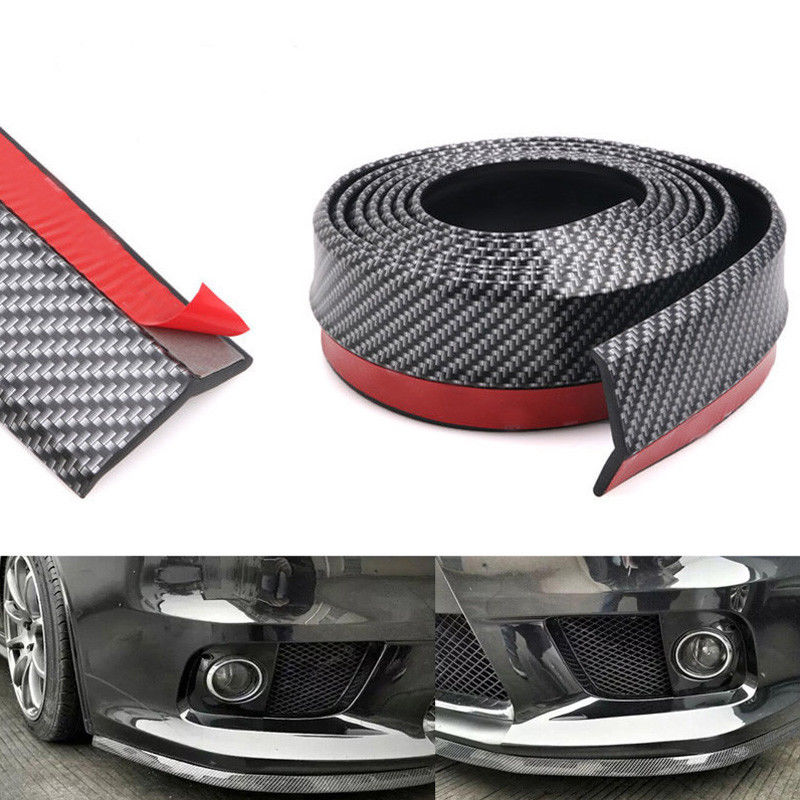 Car Carbon Fiber Front Lip Bumper Trim - LK Auto Factors