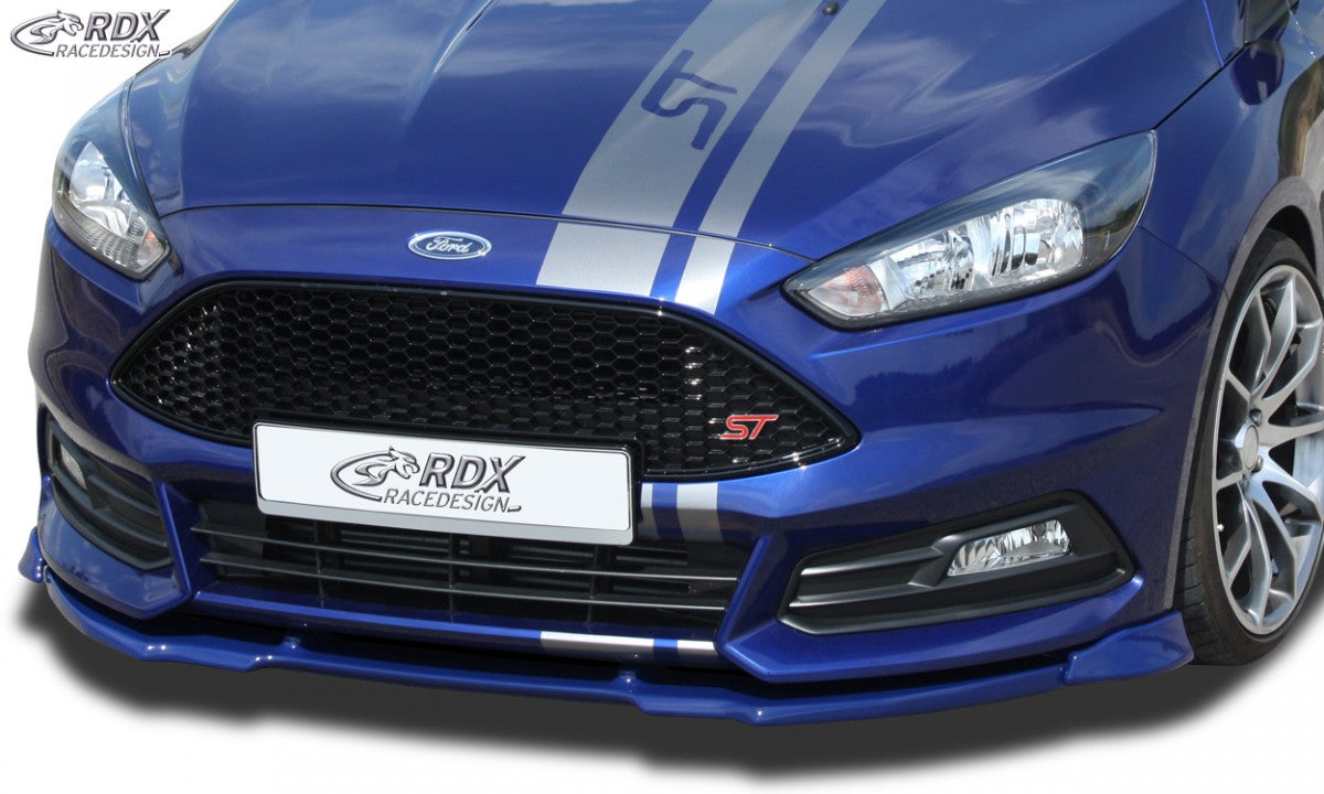 LK Performance RDX Front Spoiler VARIO-X FORD Focus 3 ST (2015+) Front Lip Splitter - LK Auto Factors