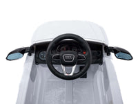 Thumbnail for 12V Licensed White Audi Q8 RS Battery Ride On Car