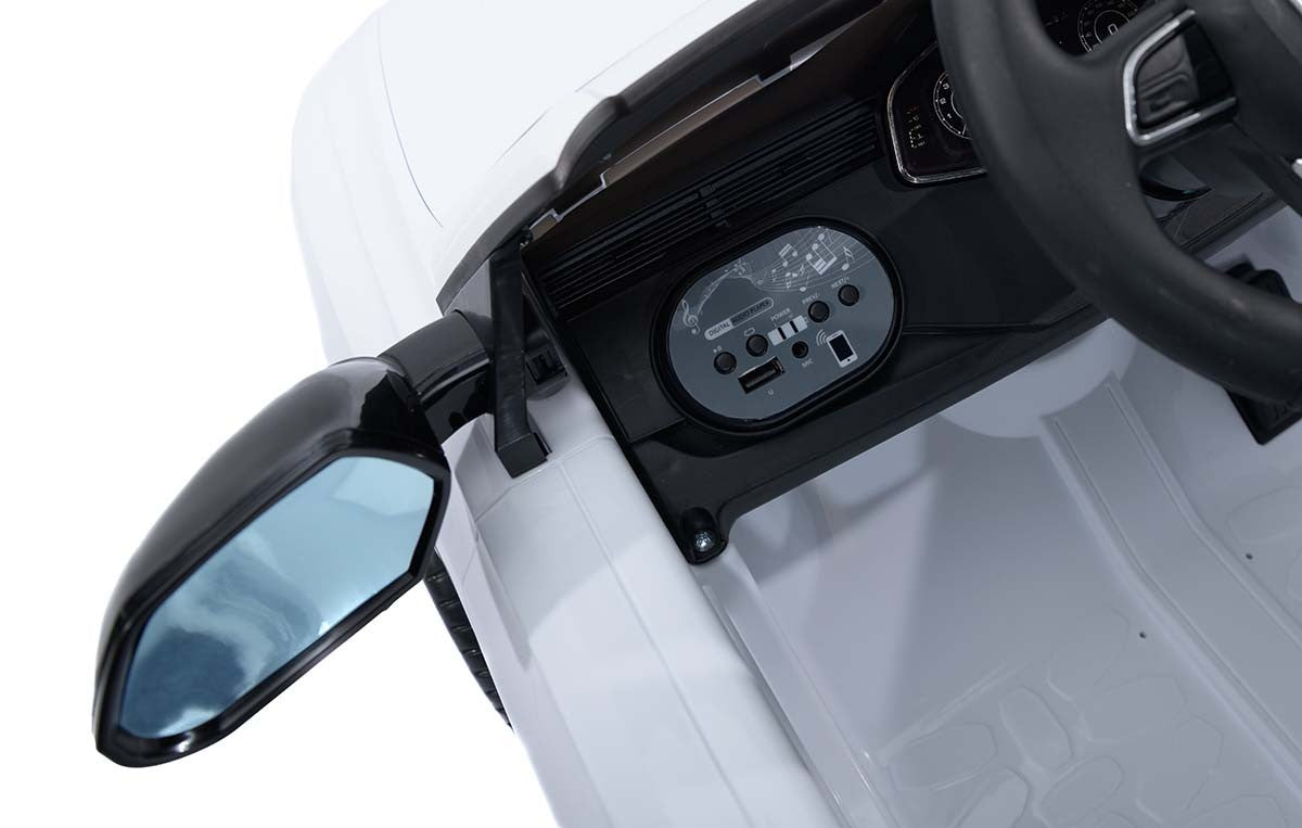 12V Licensed White Audi Q8 RS Battery Ride On Car