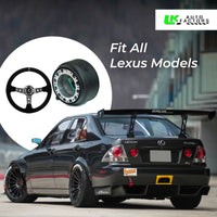 Thumbnail for NEW LK Performance Drift Steering Wheel & Boss Kit Hub Adapter For All Lexus