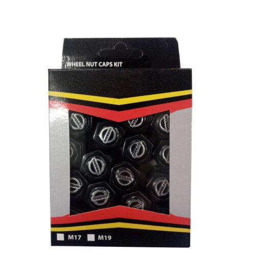 Nissan Sport Branded Universal Wheel Nut Caps Covers 17mm