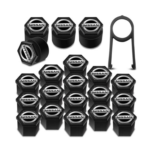Nissan Sport Branded Universal Wheel Nut Caps Covers 17mm