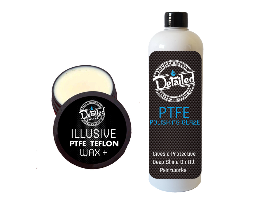 ILLUSIVE Ptfe Teflon Wax + Ptfe Polish Glaze 500ml PTFE Sealant Kit - LK Auto Factors