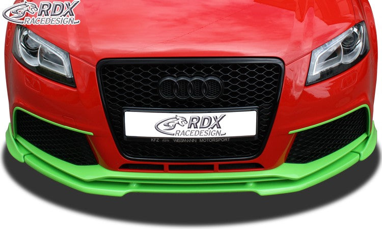 LK Performance Front Spoiler VARIO-X AUDI RS3 2011+ (3-doors + Sportback) Front Lip Splitter A3 sportback - LK Auto Factors