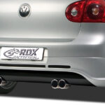 LK Performance RDX rear bumper extension VW Golf 5 "GTI/R-Five" with exhaust hole left & right | Automotive,body kit,bodykit,car accessories,Car Parts,diffuser,front,front lip,Golf 5,rear,rear bumper extension,side skirt,side skirts,sideskirt,splitter,spo