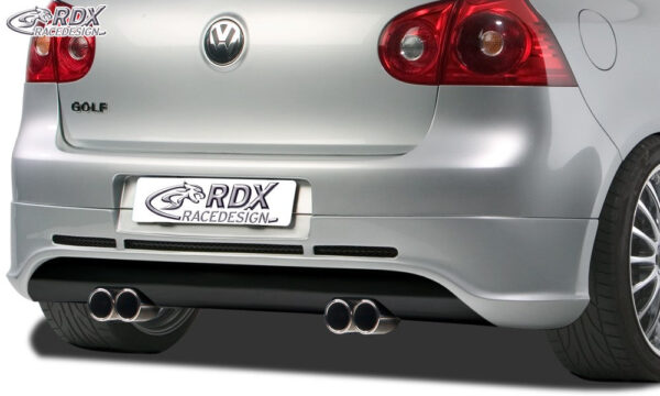 LK Performance RDX rear bumper extension VW Golf 5 "GTI/R-Five" with exhaust hole left & right | Automotive,body kit,bodykit,car accessories,Car Parts,diffuser,front,front lip,Golf 5,rear,rear bumper extension,side skirt,side skirts,sideskirt,splitter,spo