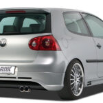 LK Performance RDX rear bumper extension VW Golf 5 "GTI/R-Five" with exhaust hole left & right | Automotive,body kit,bodykit,car accessories,Car Parts,diffuser,front,front lip,Golf 5,rear,rear bumper extension,side skirt,side skirts,sideskirt,splitter,spo