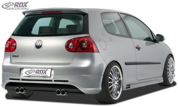 LK Performance RDX rear bumper extension VW Golf 5 "GTI/R-Five" with exhaust hole left & right | Automotive,body kit,bodykit,car accessories,Car Parts,diffuser,front,front lip,Golf 5,rear,rear bumper extension,side skirt,side skirts,sideskirt,splitter,spo