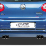 LK Performance RDX rear bumper extension VW Golf 5 "GTI/R-Five" with exhaust hole left & right | Automotive,body kit,bodykit,car accessories,Car Parts,diffuser,front,front lip,Golf 5,rear,rear bumper extension,side skirt,side skirts,sideskirt,splitter,spo